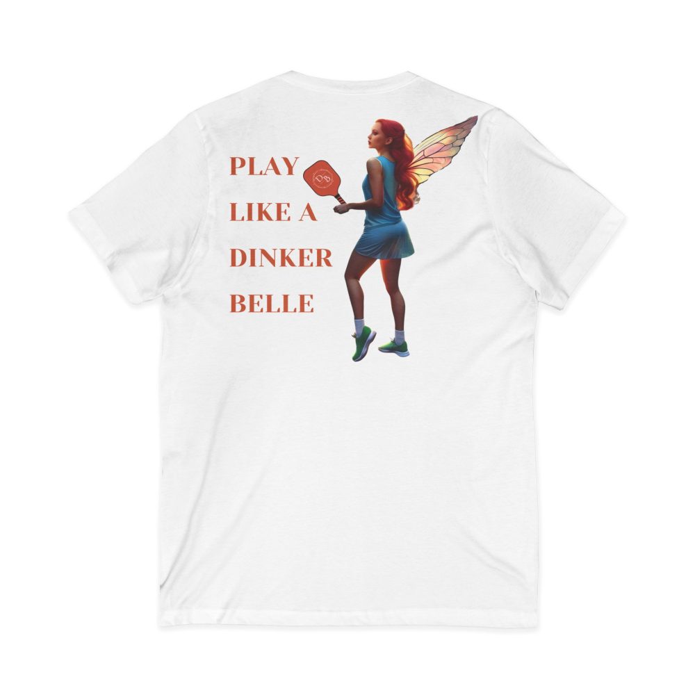T-shirt with 'Play Like a Dinker Belle' design