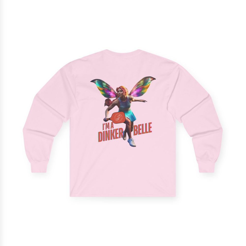 Pink shirt with fairy character design