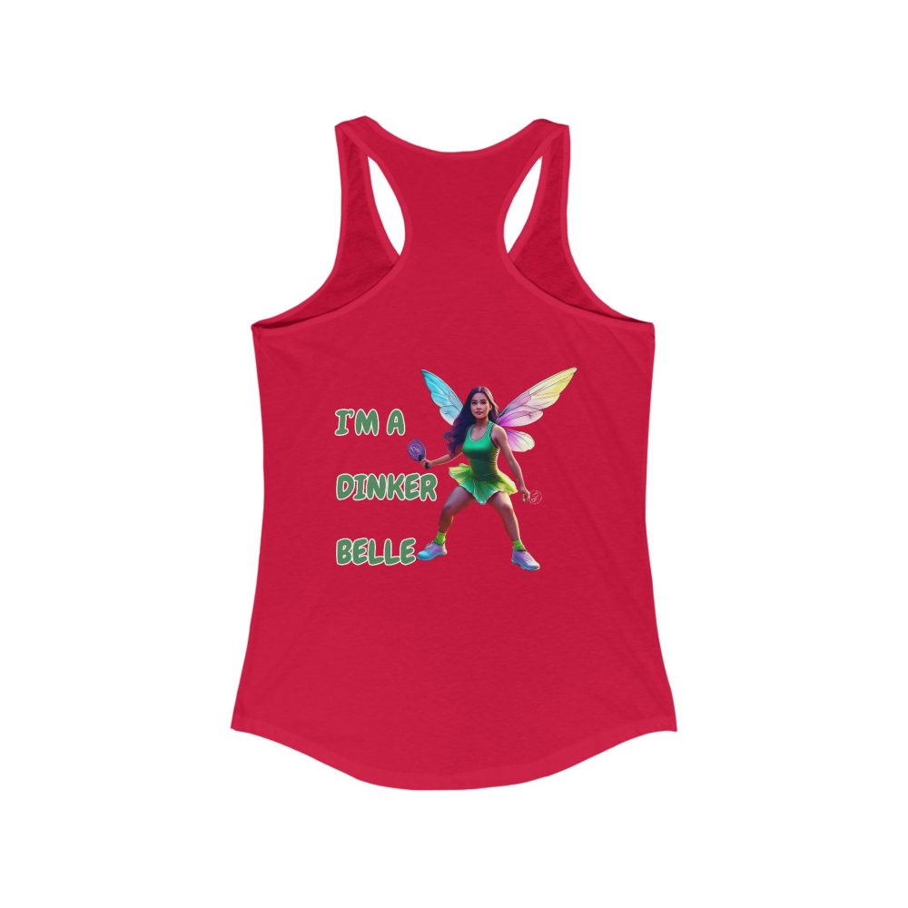 Pink tank top with fairy graphic print