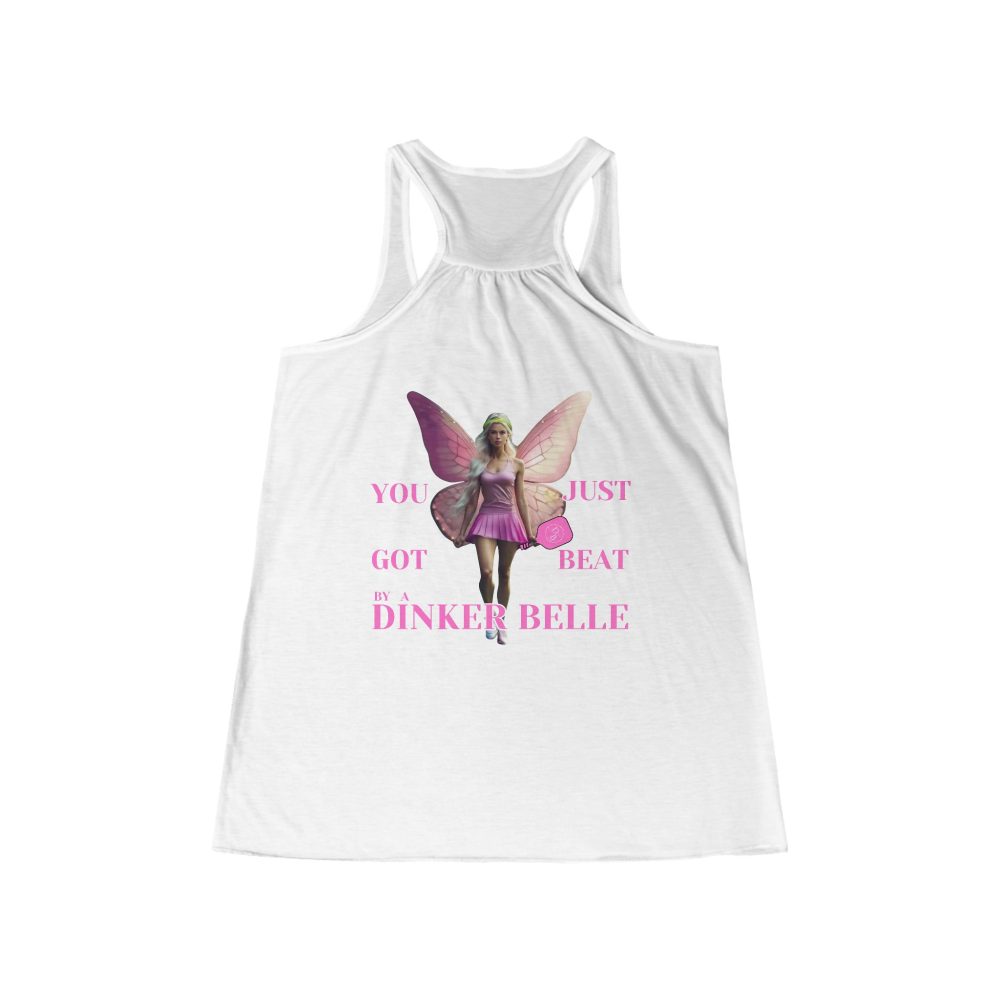 Tank top with fairy design and playful text