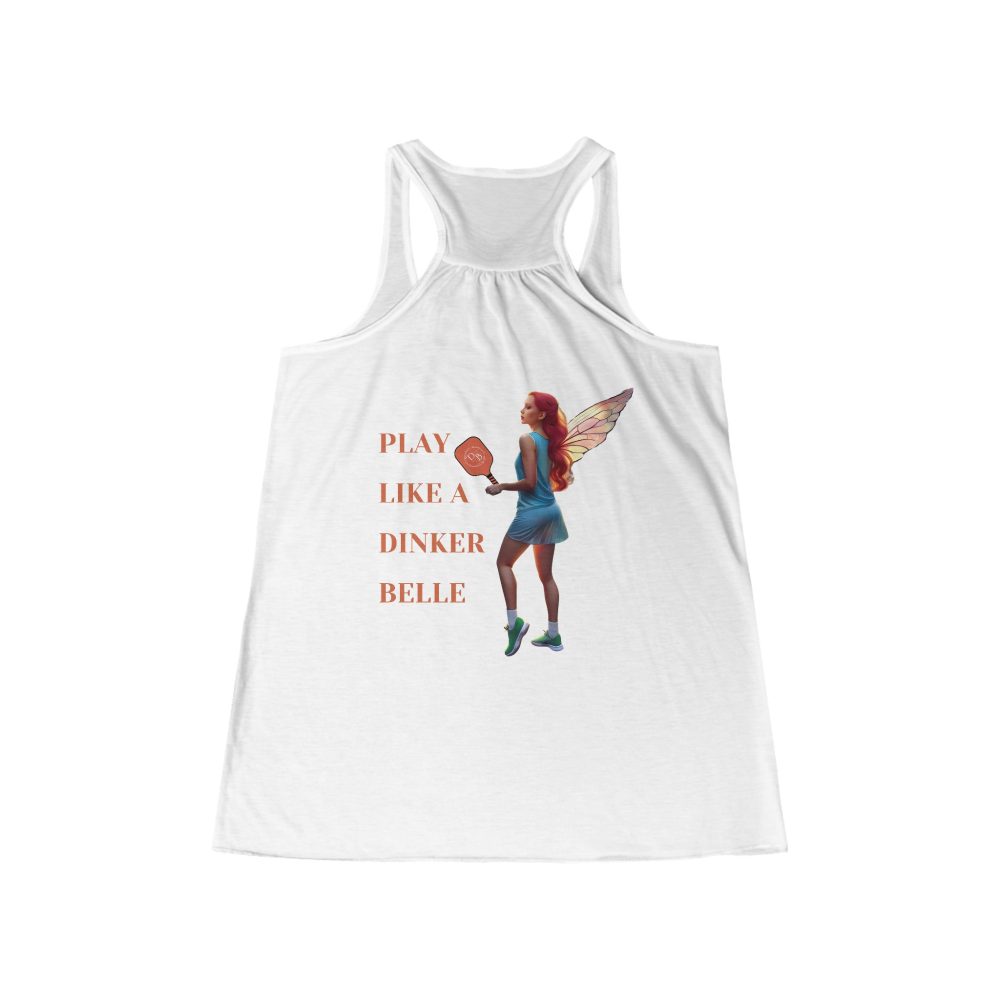 Tank top with fairy holding paddle illustration
