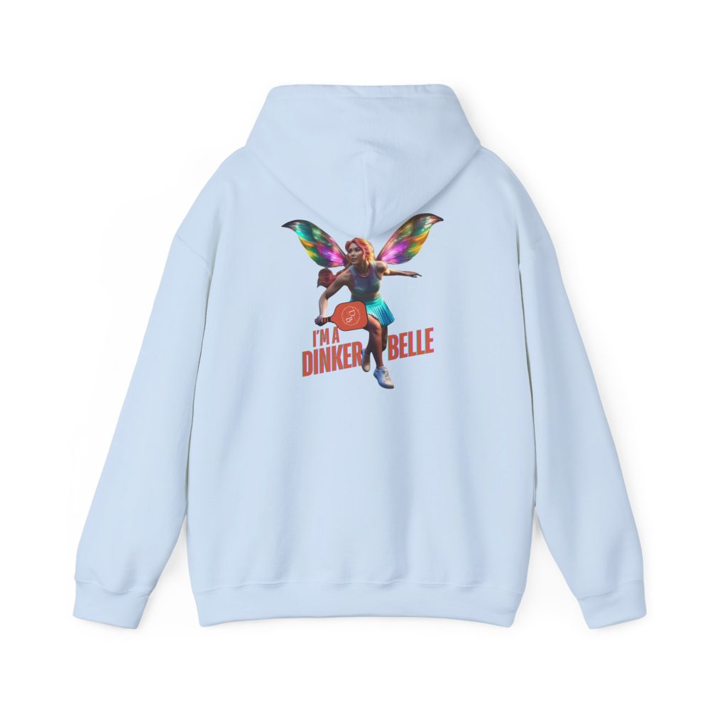 Fairy-themed hoodie with colorful wings design