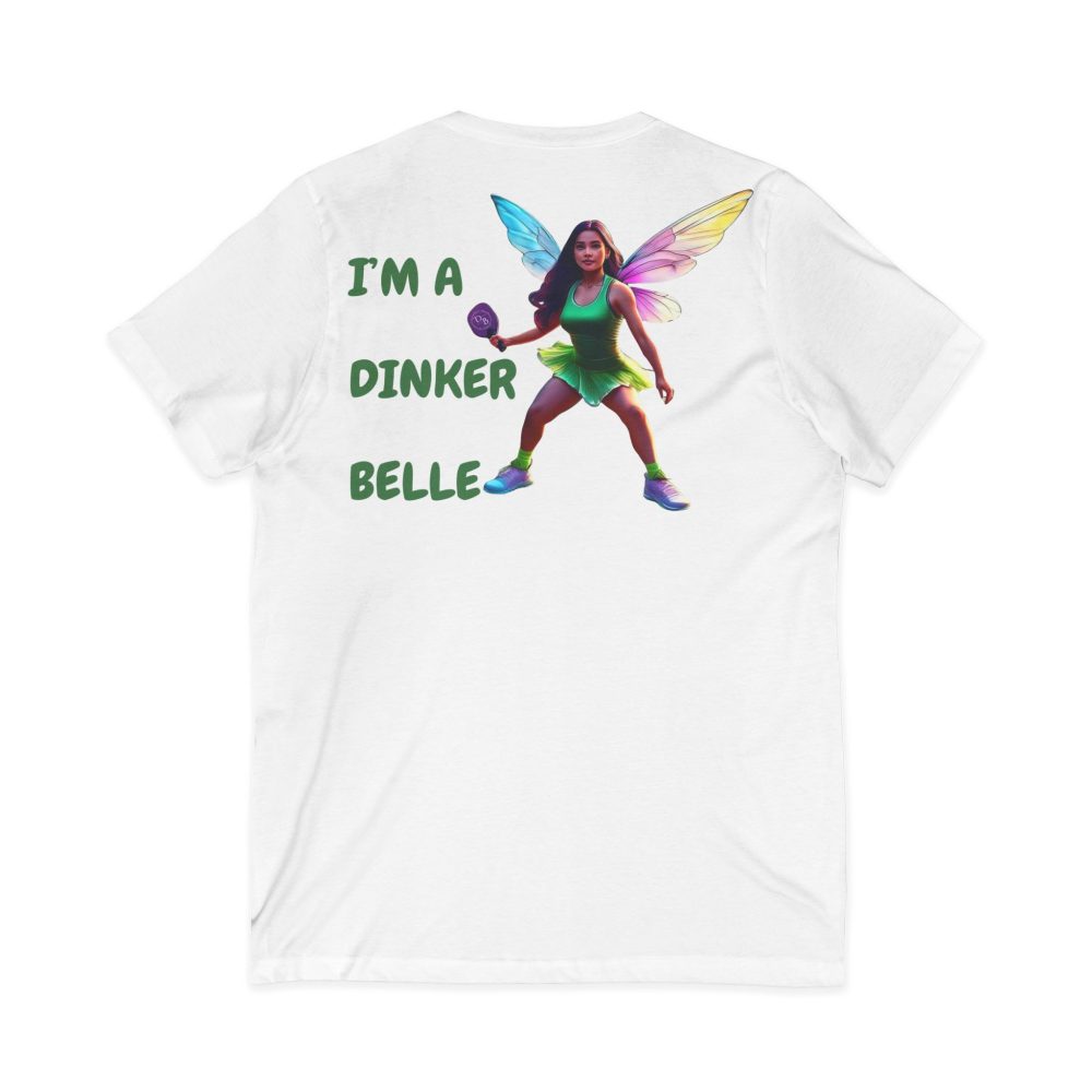 Fairy-themed shirt with pickleball player.