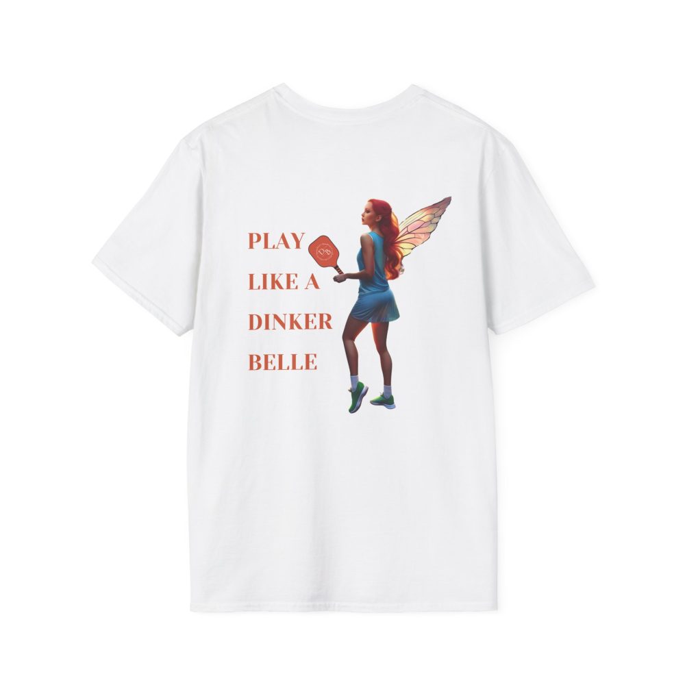 T-shirt with fairy playing tennis graphic