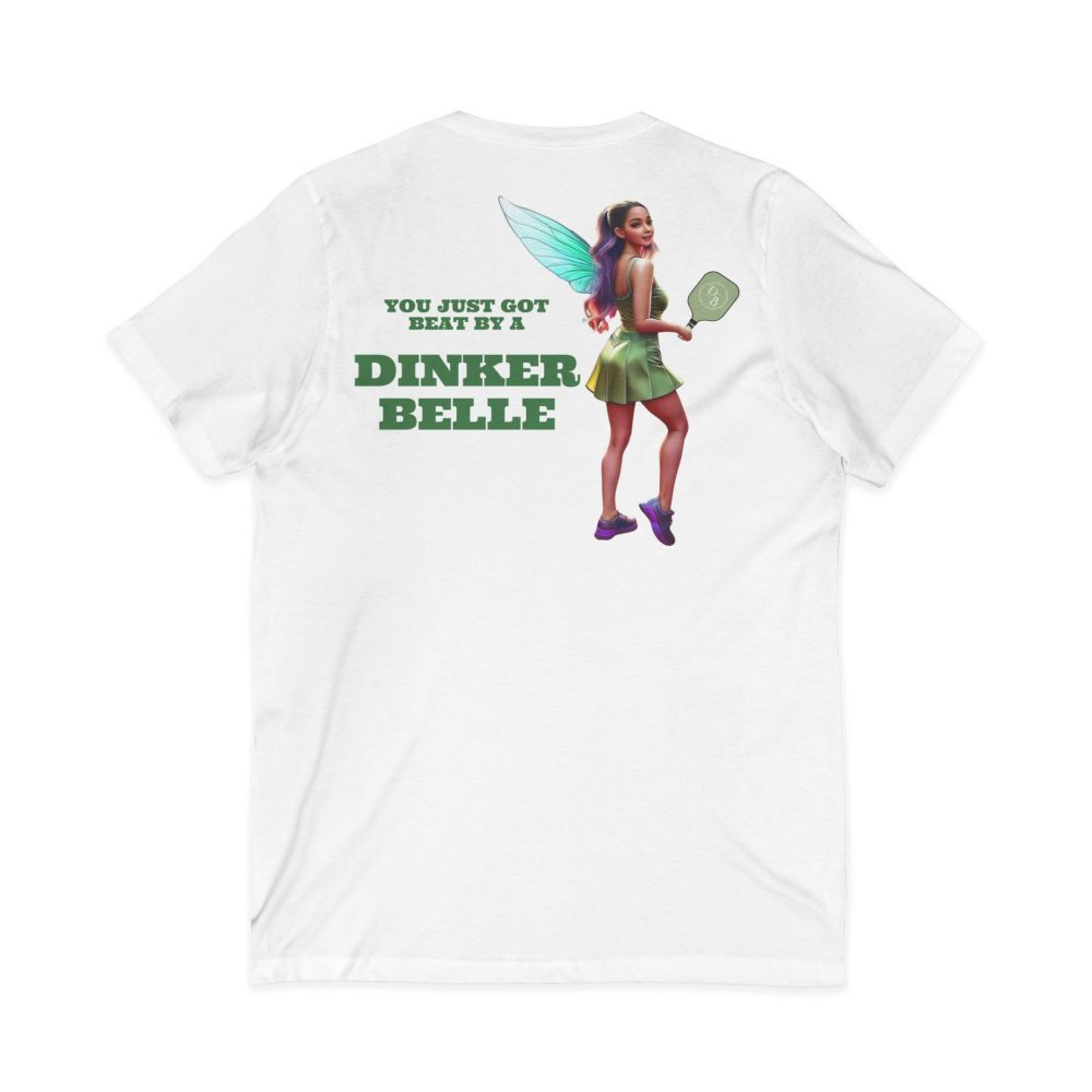 T-shirt with Dinker Belle graphic and text