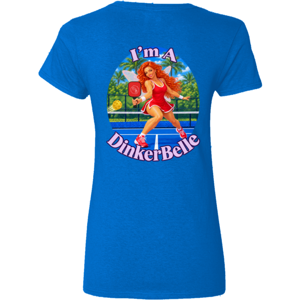 Ladies' 5.3 oz. V-Neck T-Shirt - MR1