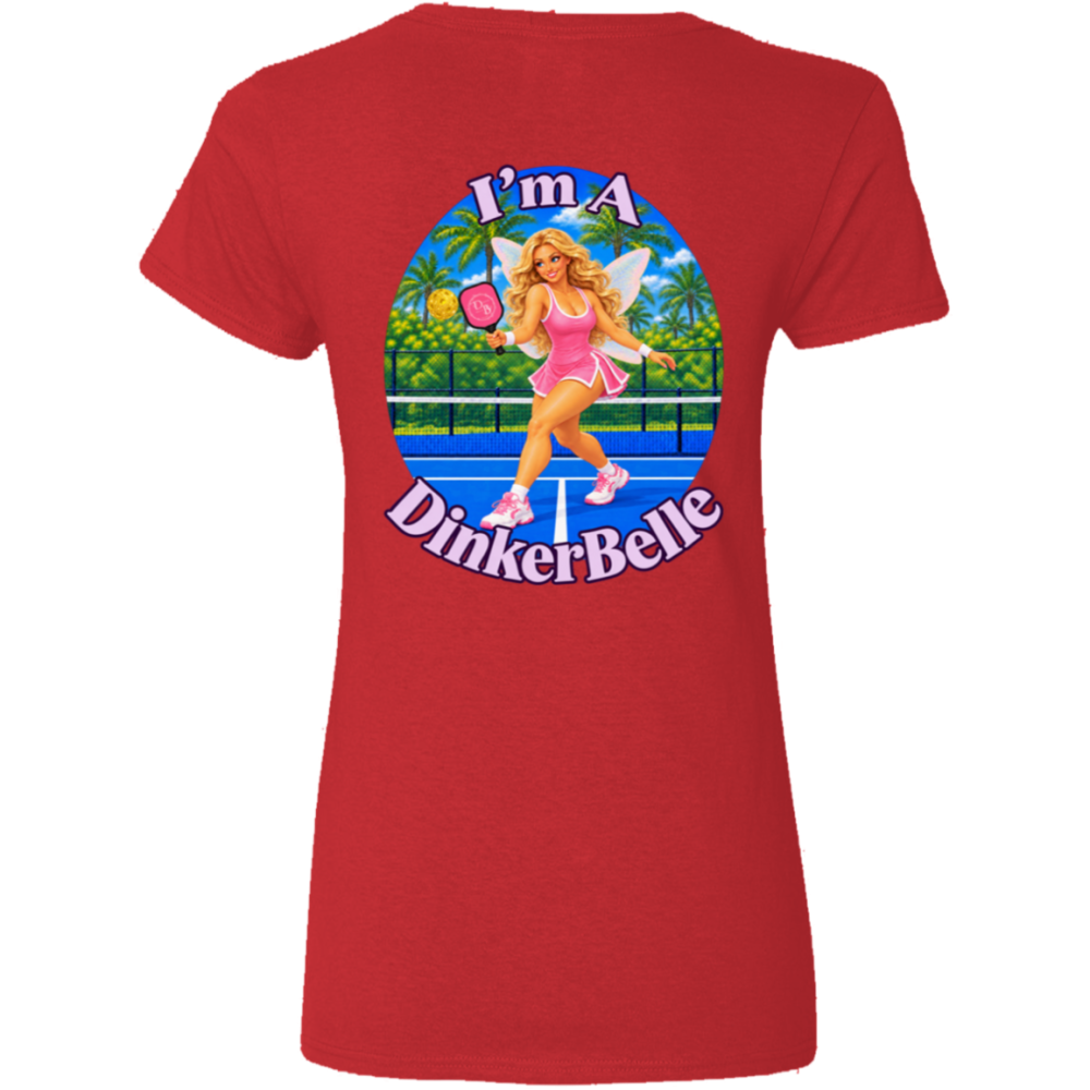Ladies' 5.3 oz. V-Neck T-Shirt - MP1