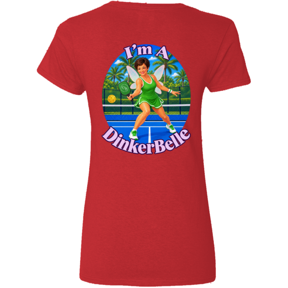 Ladies' 5.3 oz. V-Neck T-Shirt - AG1