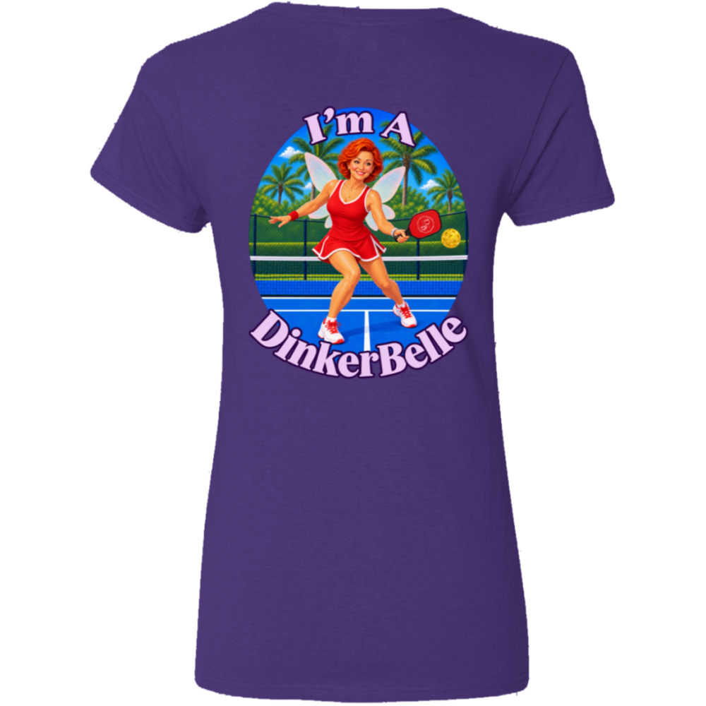 Ladies' 5.3 oz. V-Neck T-Shirt - AR1