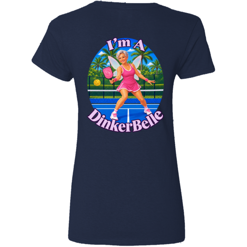 Ladies' 5.3 oz. V-Neck T-Shirt - AP1